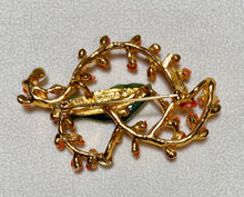 Load image into Gallery viewer, AUTHENTIC SWOBODA FISH BROOCH ~ GENUINE OPAL, CORAL, JADE FISH