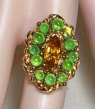 Load image into Gallery viewer, AUTHENTIC SWOBODA RINGS ~ PERIDOT, CITRINE