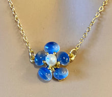 Load image into Gallery viewer, AUTHENTIC SWOBODA PENDANT ~ GENUINE BLUE MOONSTONE, PEARL