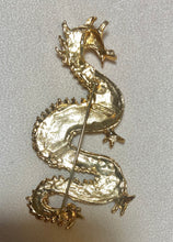 Load image into Gallery viewer, AUTHENTIC SWOBODA DRAGON BROOCH/PENDANT ~ CORAL, TURQUOISE, RUBY
