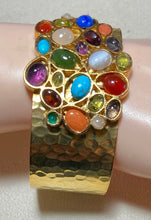 Load image into Gallery viewer, AUTHENTIC SWOBODA CUFF BRACELET ~ MULTI-STONE
