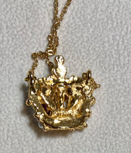 Load image into Gallery viewer, AUTHENTIC SWOBODA CROWN PENDANT ~ GARNET, PERIDOT, PEARL
