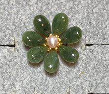 Load image into Gallery viewer, AUTHENTIC SWOBODA RING  ~ Jade, Pearl
