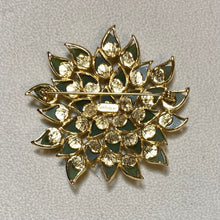 Load image into Gallery viewer, AUTHENTIC SWOBODA STARBURST BROOCH ~ JADE
