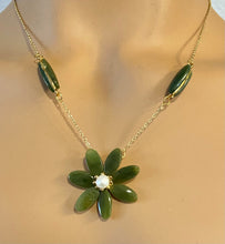 Load image into Gallery viewer, AUTHENTIC SWOBODA NECKLACE ~ Jade, Pearl
