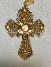 Load image into Gallery viewer, Authentic Swoboda Cross Pendant ~ Genuine Australian Opal
