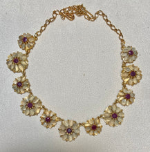 Load image into Gallery viewer, AUTHENTIC SWOBODA NECKLACE ~ Genuine Moonstone, Ruby

