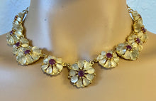Load image into Gallery viewer, AUTHENTIC SWOBODA NECKLACE ~ Genuine Moonstone, Ruby
