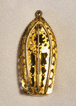 Load image into Gallery viewer, Authentic Swoboda Buddha Brooch ~ Coral and Garnet
